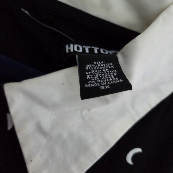 Hot Topic Moon Print Long-Sleeve Collared Dress- Size 3x- READ DESCRIPTION - Picture 6 of 7